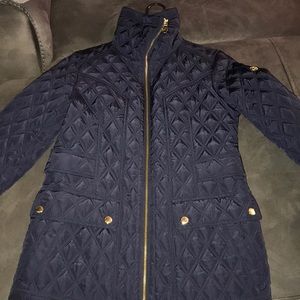 Michael Kors Blue jacket with gold lining